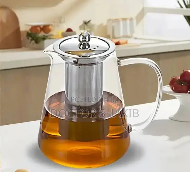 Transparent High Quality Home Glass Tea/ Coffee Pot