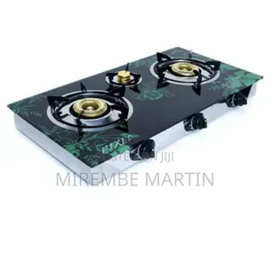 Pixel 3 Burner Tempered Glass Gas Stove.