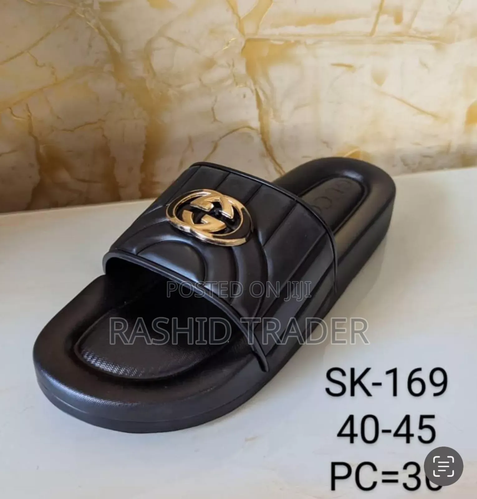 Louis Vuitton Black Sandals