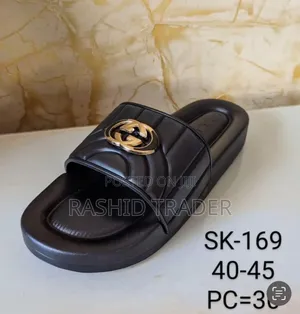 Louis Vuitton Black Sandals