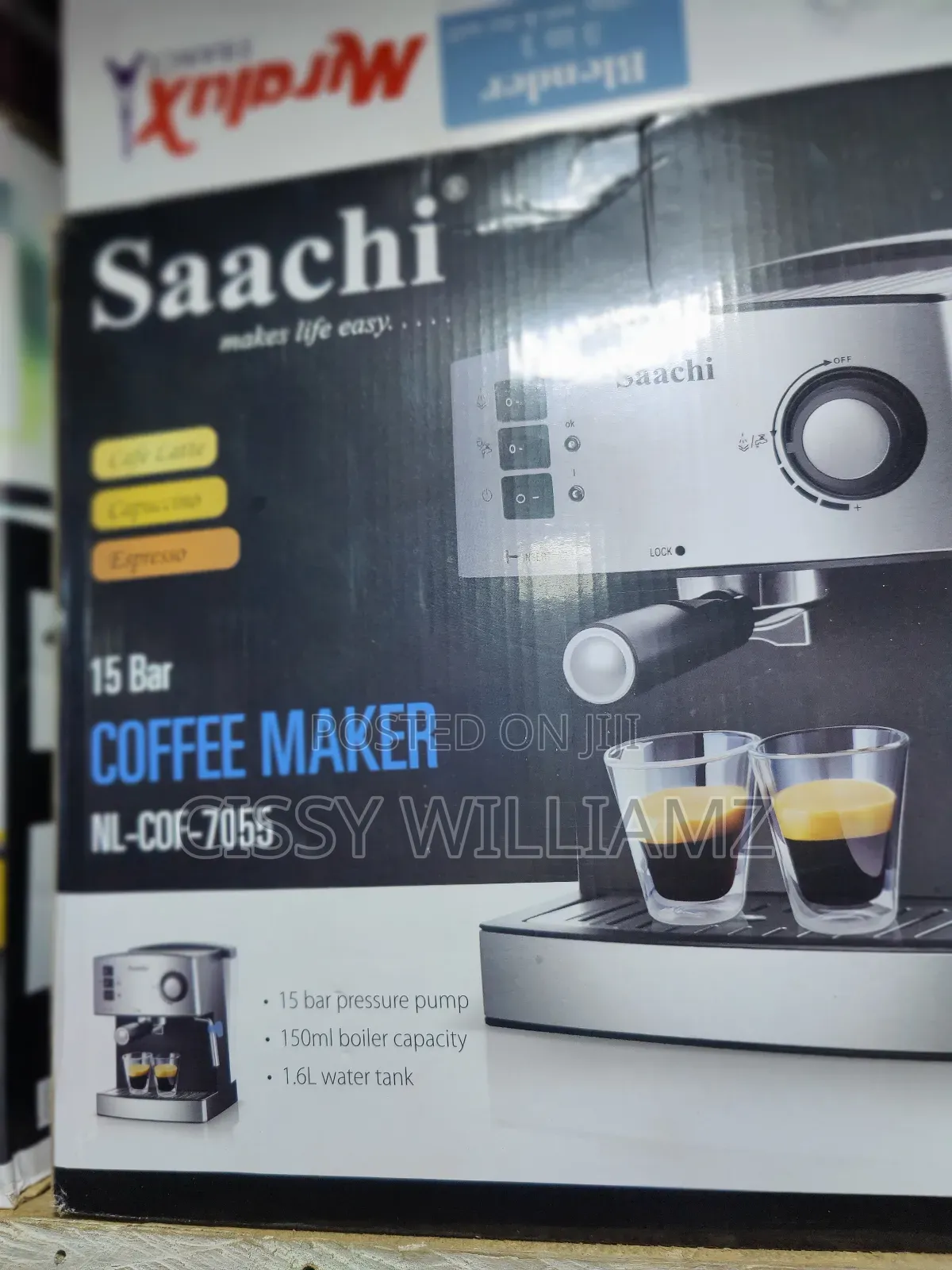 Coffee Machine Saachi Coffee Maker Nl-Cof-7055-Bk