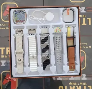 Ultra 10 Smart Watch With 10 Aesthetic Straps