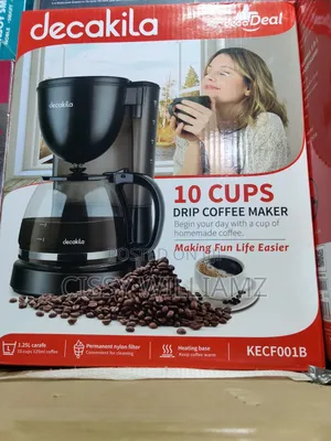 Decakila Drip Coffee Maker Machine 1.25l