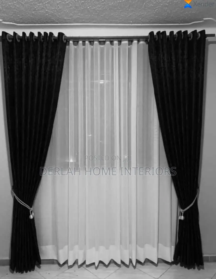 Quality Black Curtains Per Meter