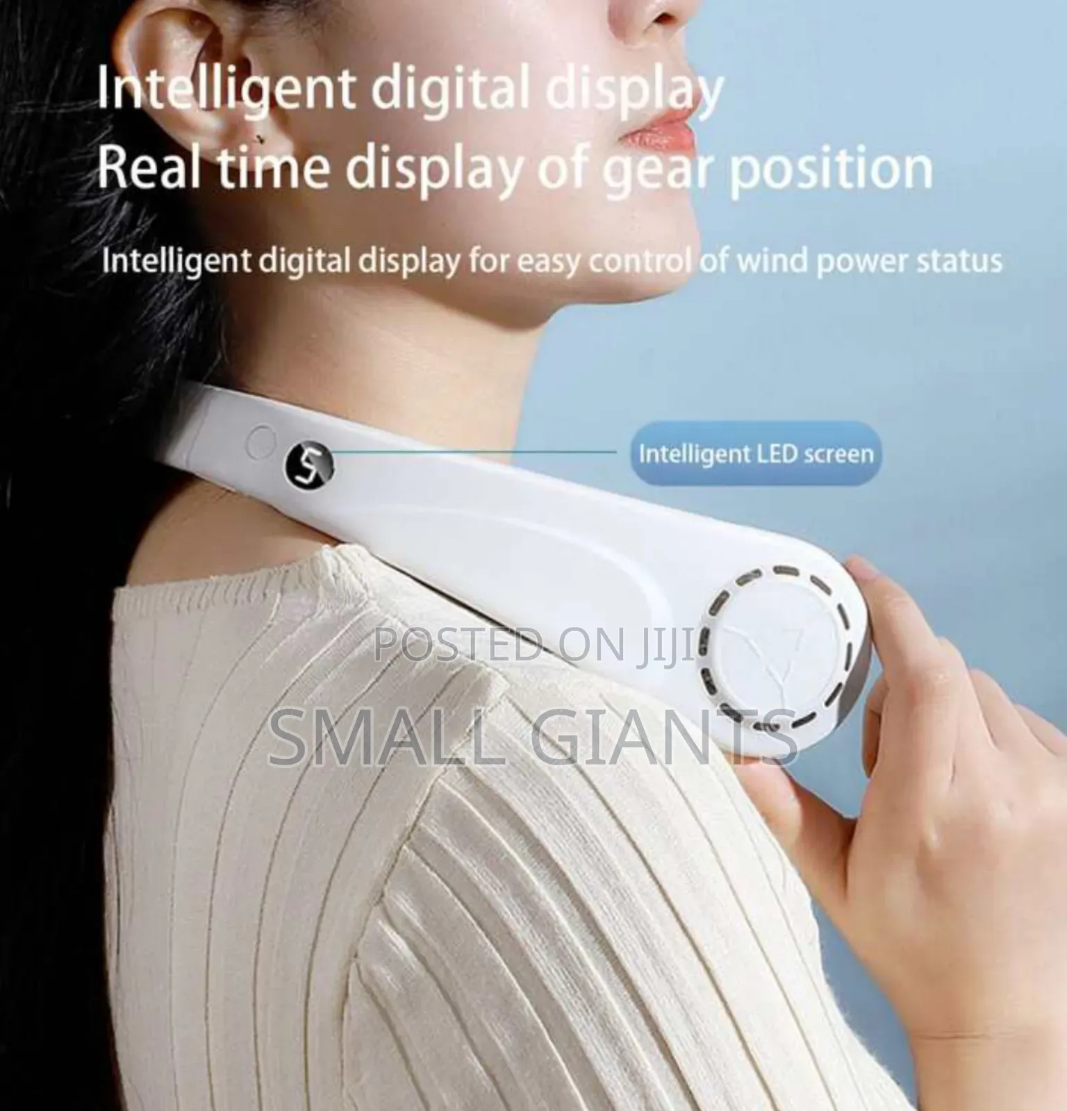 New Portable Mini Bladeless Neck Hanging Fan