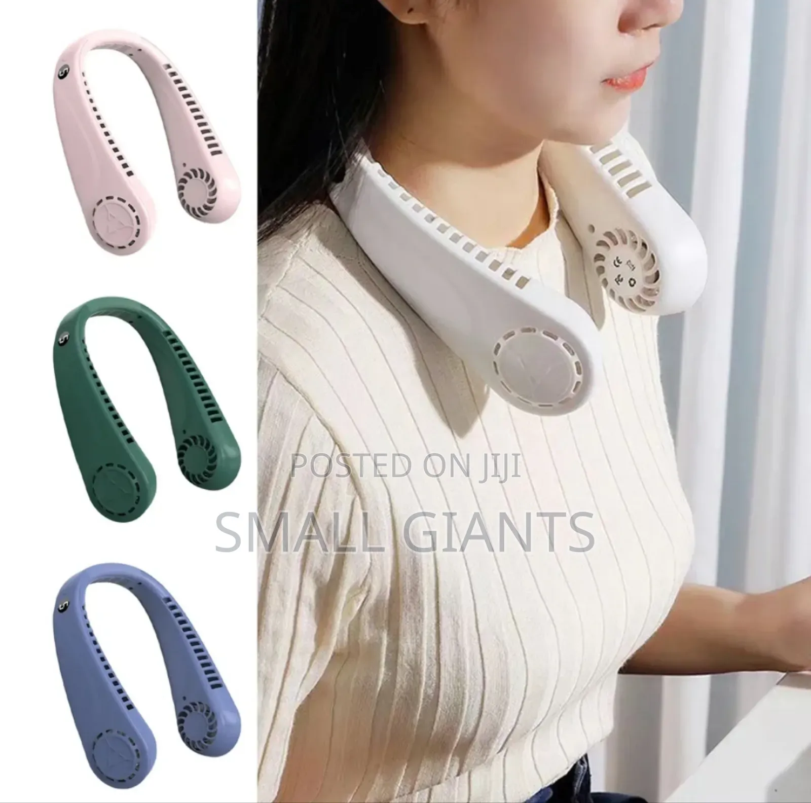 Hands- Free USB Rechargeable Neck Fan