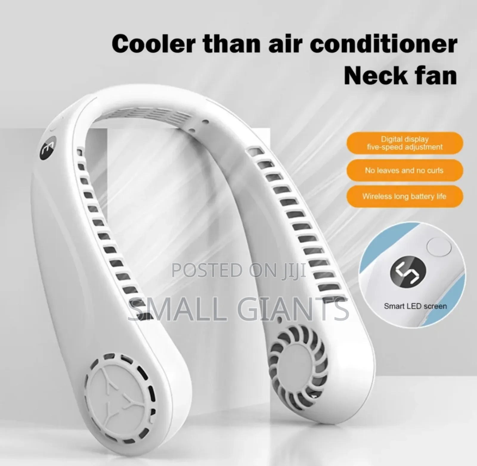 Hands- Free USB Rechargeable Neck Fan