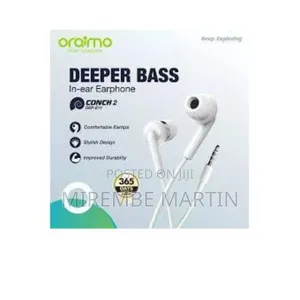 Oraimo Conch 2 Deeper Bass Earphones.