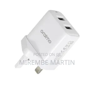 Oraimo 2 Port White Charger.