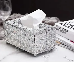 Crystal Napkin Tissue Holder.