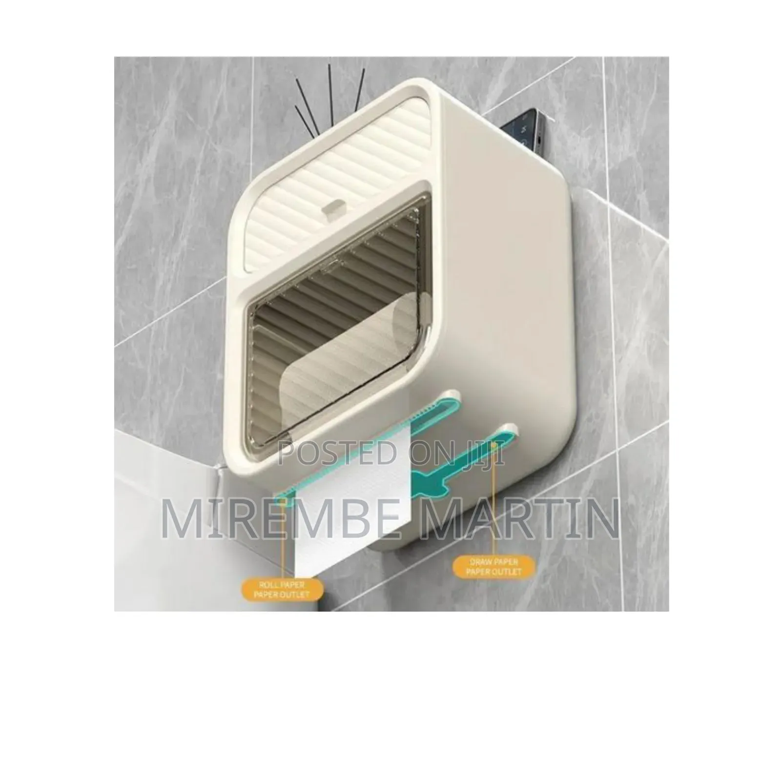 Wall Mounted Toilet Tissue Box.