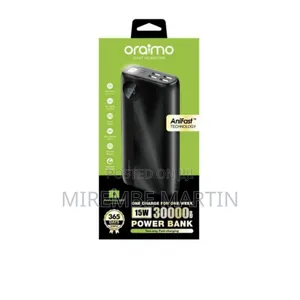 Oraimo 30000mah Fast Charging Power Bank.