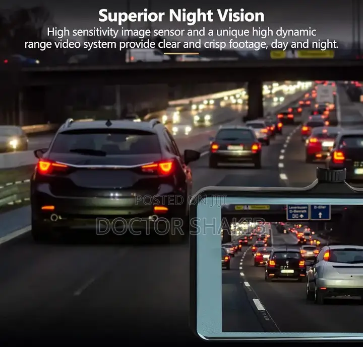 Multifunctional 4'' Led Full HD 1080p Car Camera