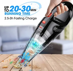 6KPA Powerful Cyclonic Suction Car Vacuum Cleaner
