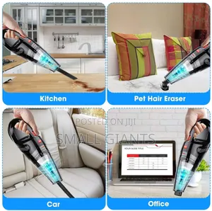 6KPA Powerful Cyclonic Suction Car Vacuum Cleaner