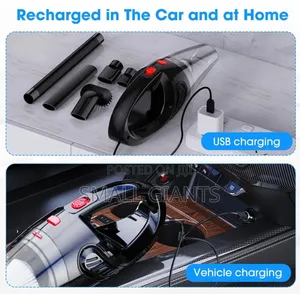 6KPA Powerful Cyclonic Suction Car Vacuum Cleaner