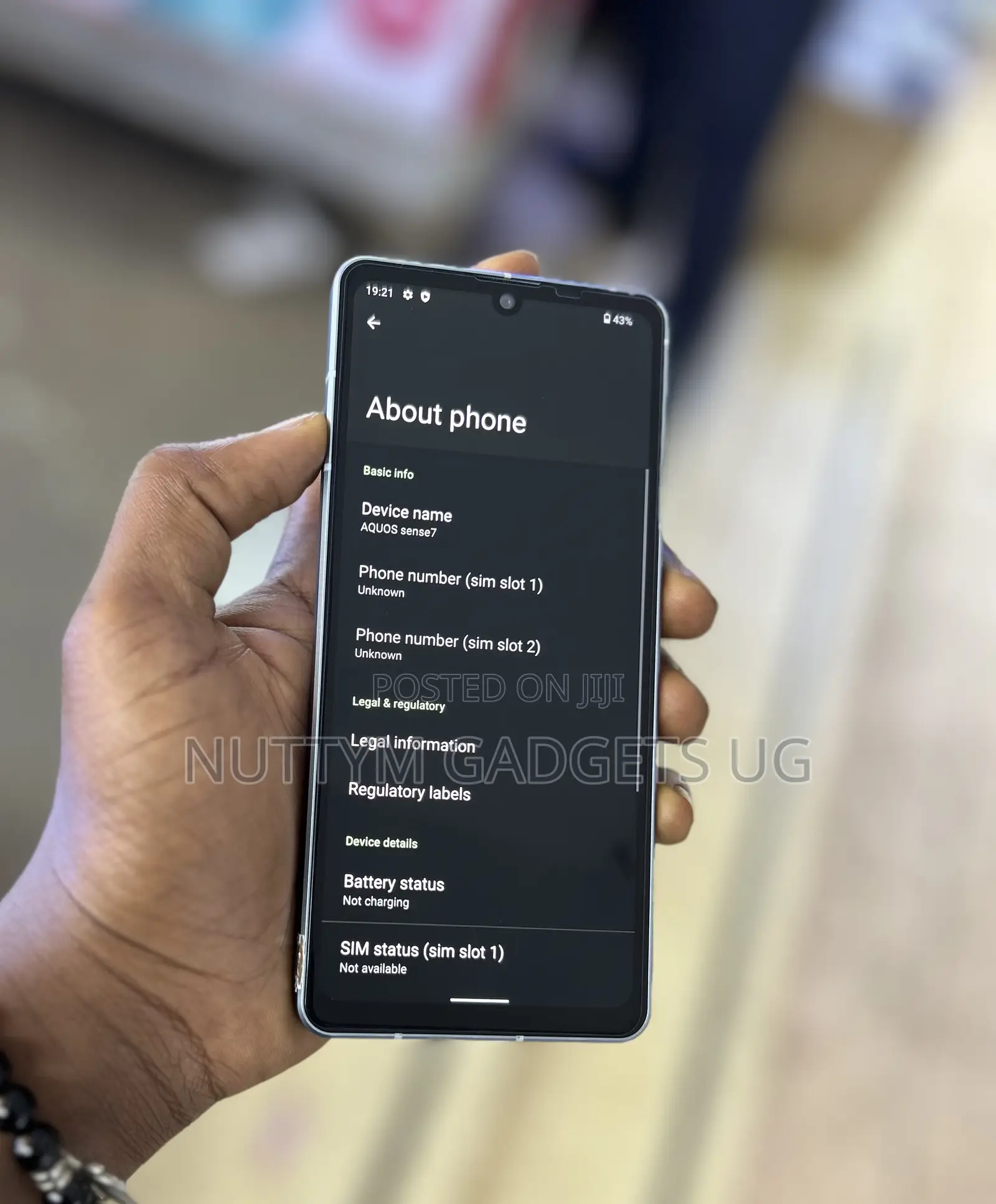 Sharp Aquos sense7 128 GB Gray