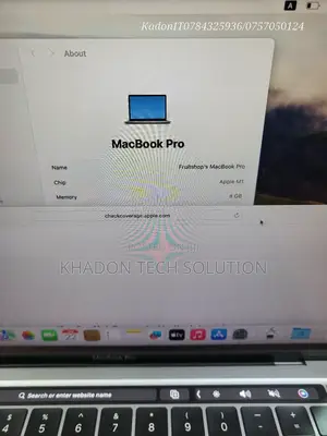 Laptop Apple MacBook Pro 2020 M1 8GB Intel Core M SSD 256GB