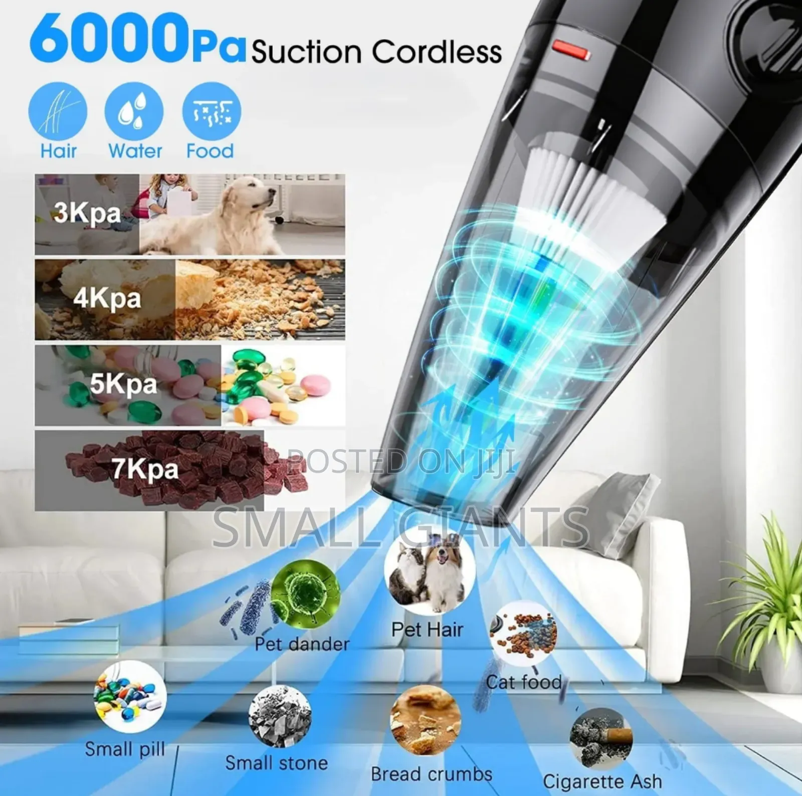 Strong Suction Deep Cleaning Handheld Vacuum Cleaner