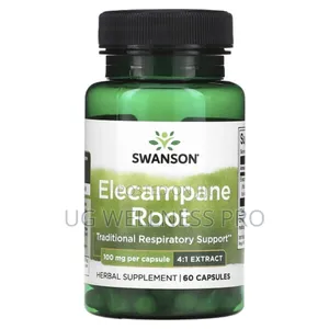 Swanson, Elecampane Root, 100 Mg, 60 Capsules