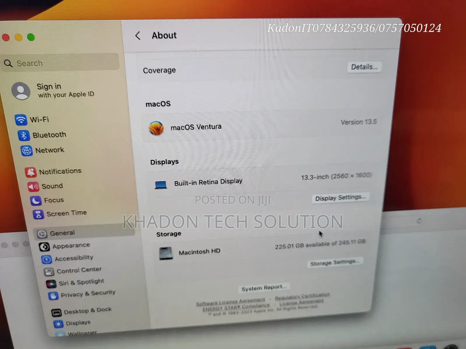 Laptop Apple MacBook Pro 2022 M2 8GB Apple M2 SSD 256GB