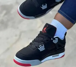 Nike Air Jordan 4 Retro Bred' Reimagined