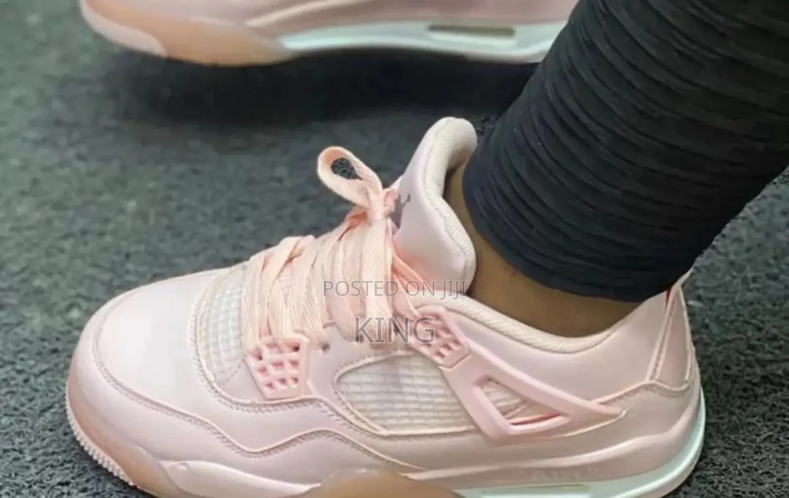 Loft Pink Air Jordan 4 Sneakers