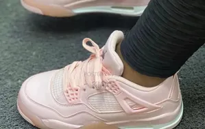 Loft Pink Air Jordan 4 Sneakers
