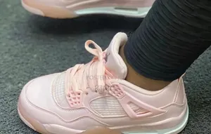 Loft Pink Air Jordan 4 Sneakers