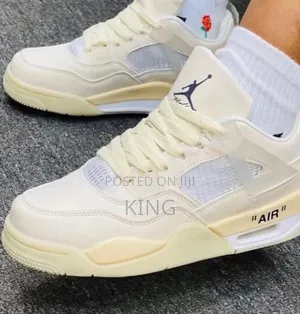 Loft Air Jordan 4 Retro Off-White Sneakers