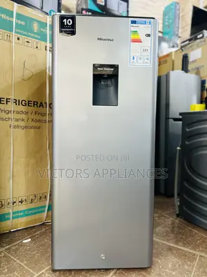 Hisense Single Door Fridge With Water Dispenser 229L (Gray)