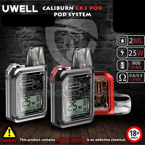 Uwell Caliburn Gk3 Pod System 900mah