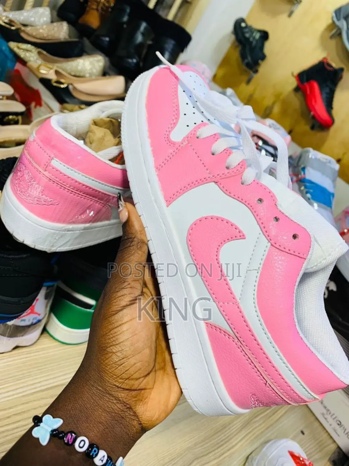 Air Jordan 1 Low Mixed Pink Sneakers