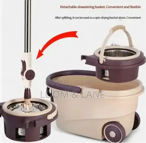 Double Wheeler Spin Mop Bucket