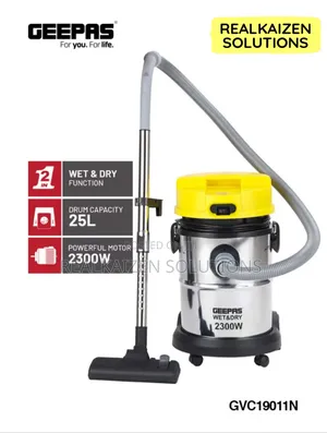 GEEPAS 3 in 1 Wet| Dry| Blow| Stainless Steel Vacuum Cleaner
