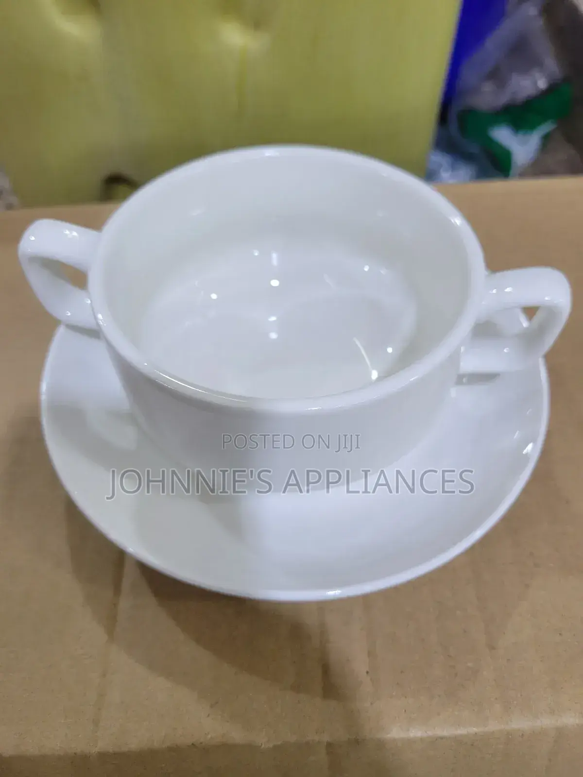 12pics Ceramic Soup Cup