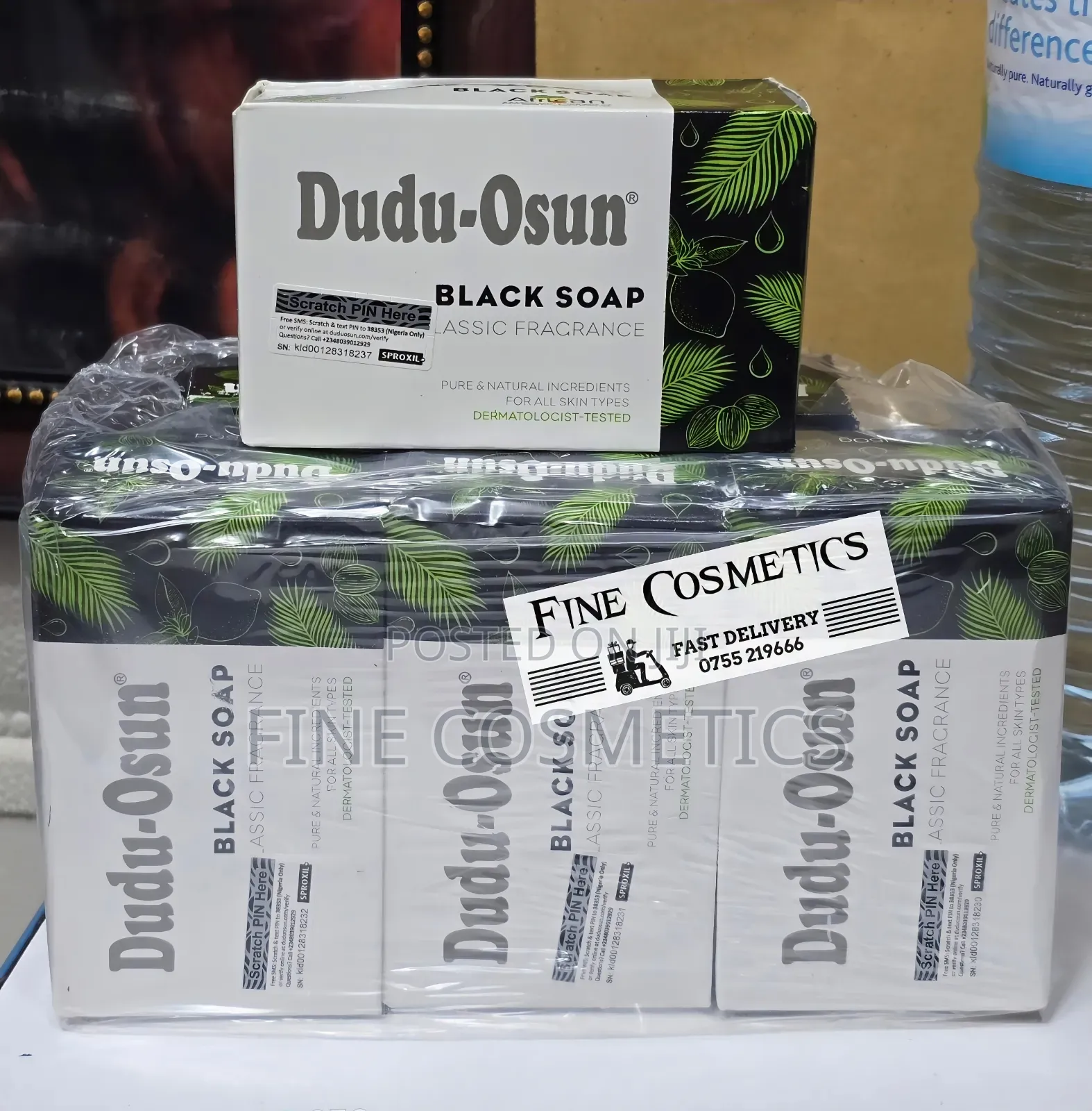 Original Dudu Osun Black Soap Skin Clearing Soap for Pimples