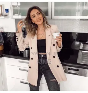 Beige Classic Women Blazers