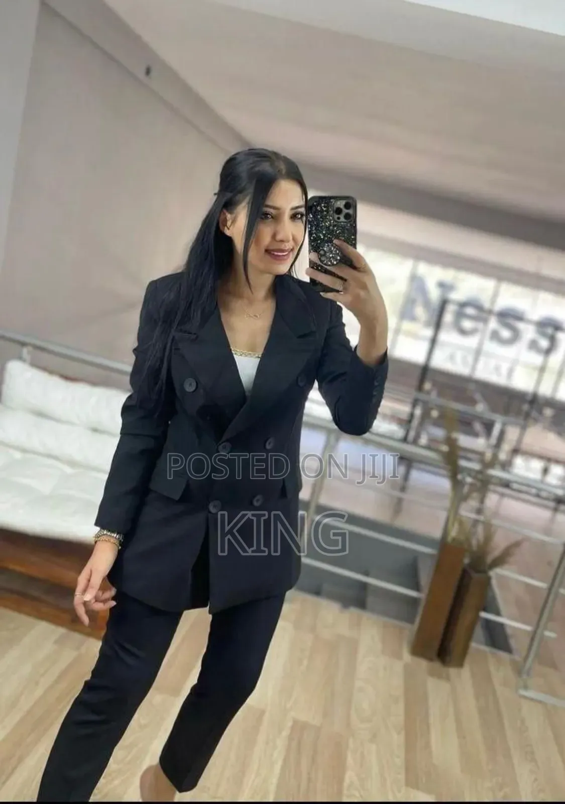 Loft Double Breasted Coat Suit