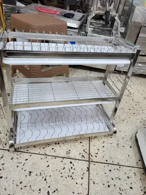 Multifunctional Stainless Steel Dish Drainer Rack 3tiers