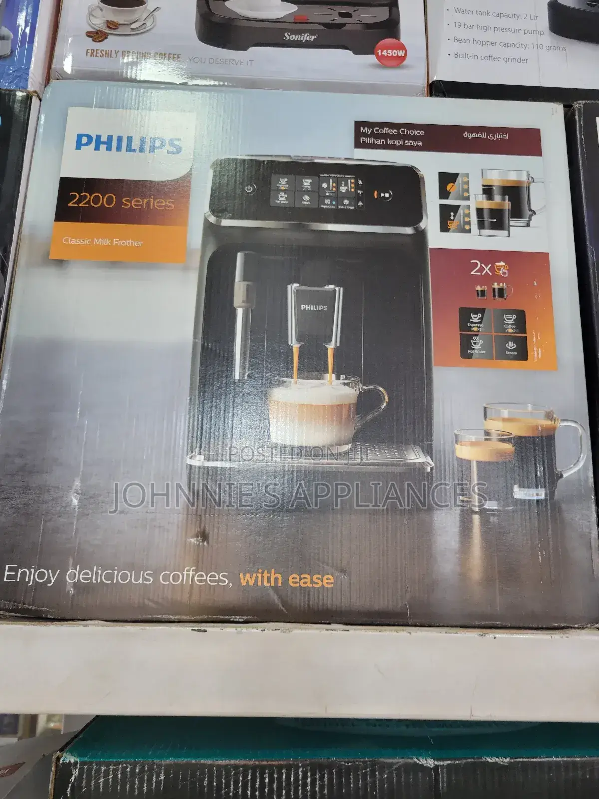 Phillips Commercial Coffee Steam Maker Machine With 2 Taps
