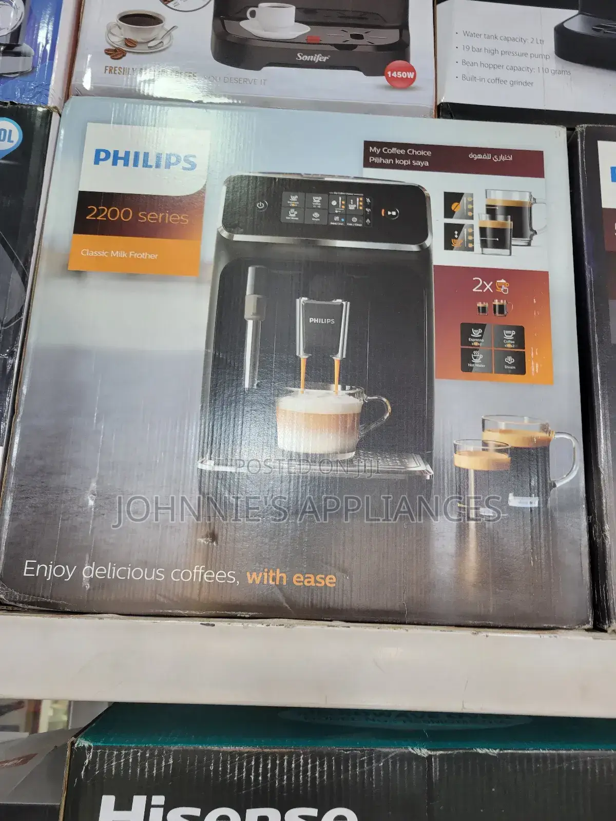 Phillips Commercial Coffee Steam Maker Machine With 2 Taps
