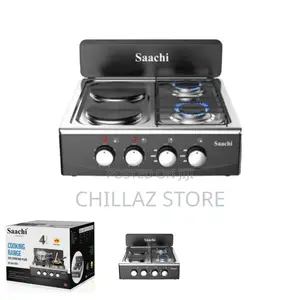 Saachi Gass Stove Cooker With Hot Plate