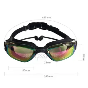 Anti-Fog Mirror Coated Swimming Goggles