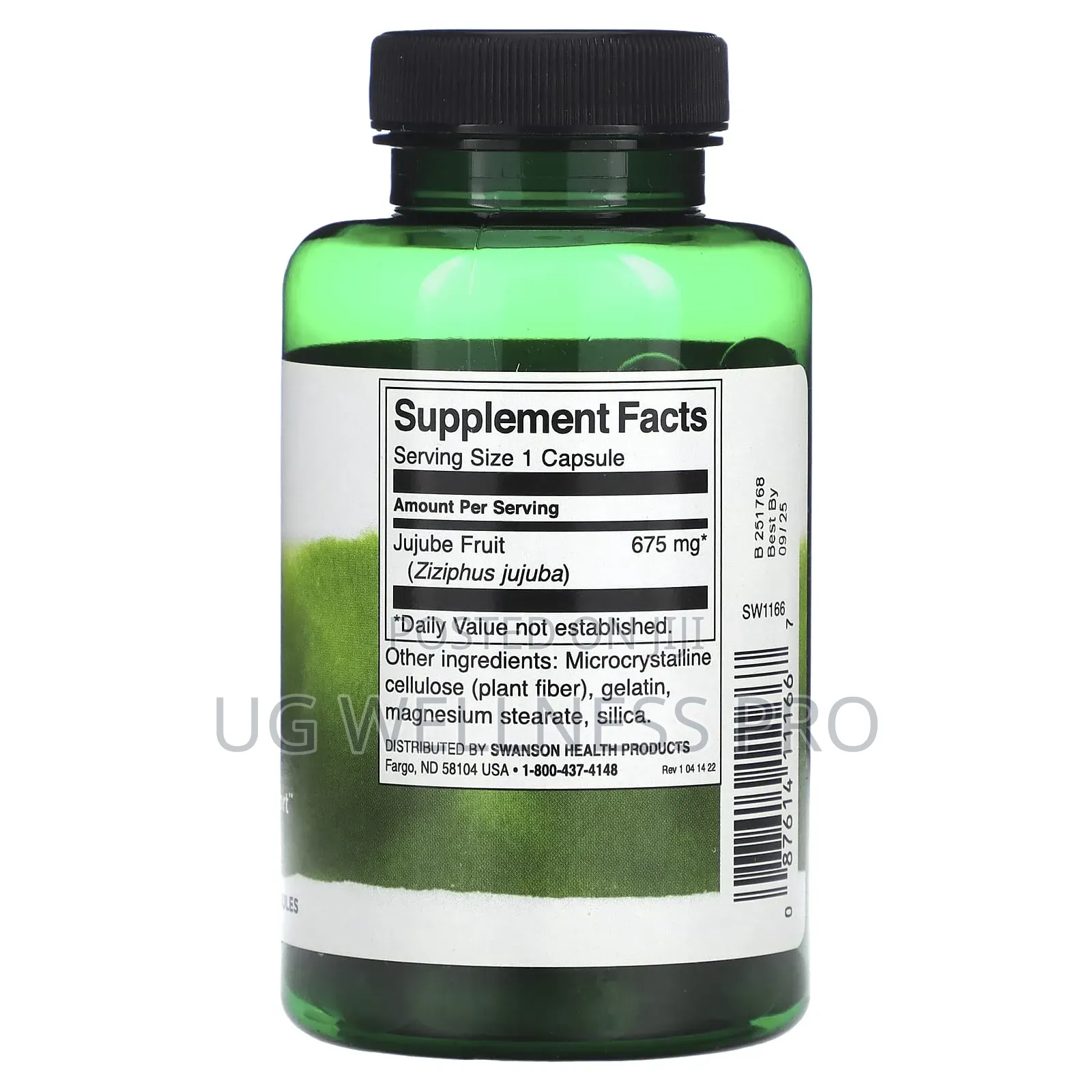 Swanson, Full Spectrum Jujube Fruit, 675 Mg, 60 Capsules