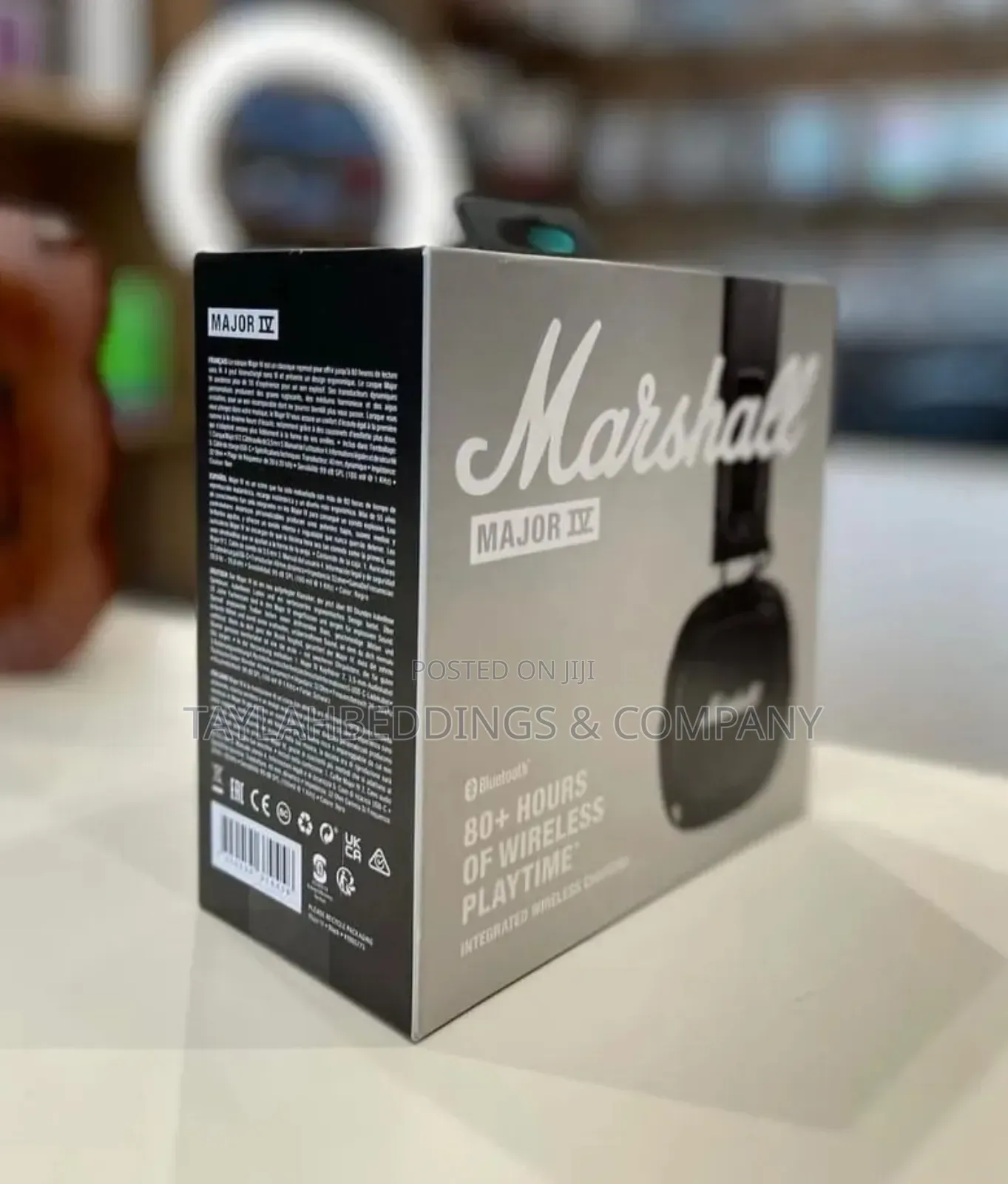Marshall Major IV on-Ear Bluetooth Headphone - White