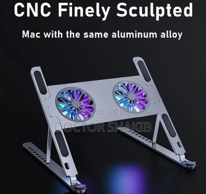 Generic Laptop Stand With Quiet Twin Turbo Cooling Fan