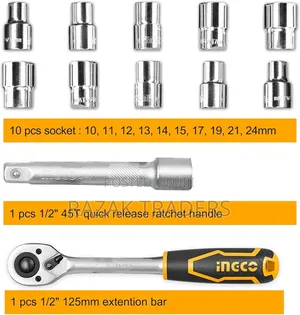 1/2” Socket Set Ingco HKTS12122 12pcs