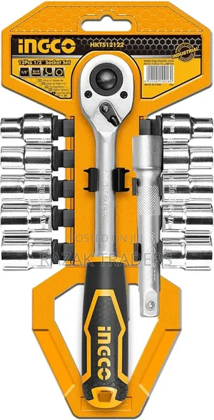 1/2” Socket Set Ingco HKTS12122 12pcs