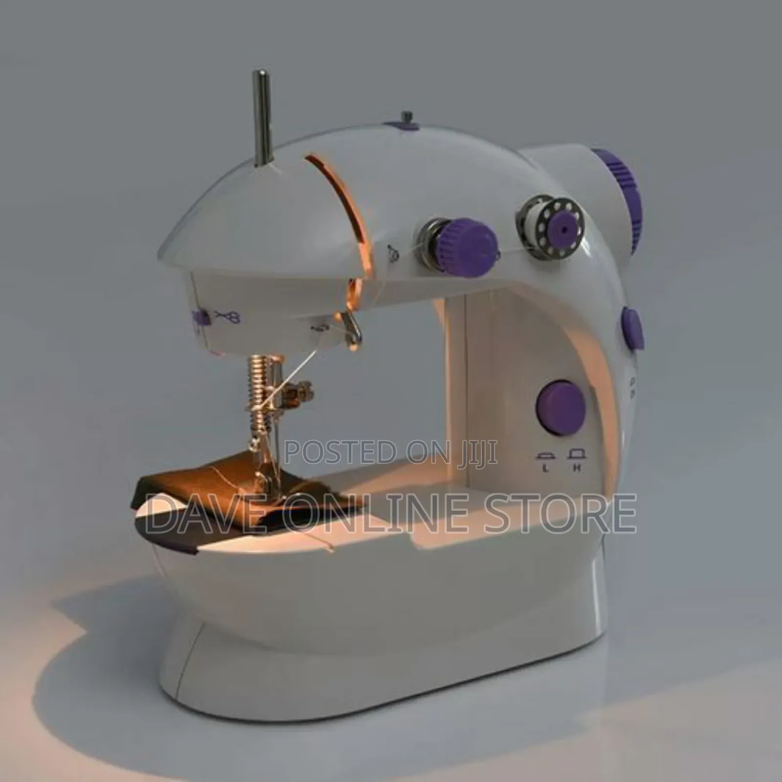 Multi Function Electric Portable Sewing Machine - White